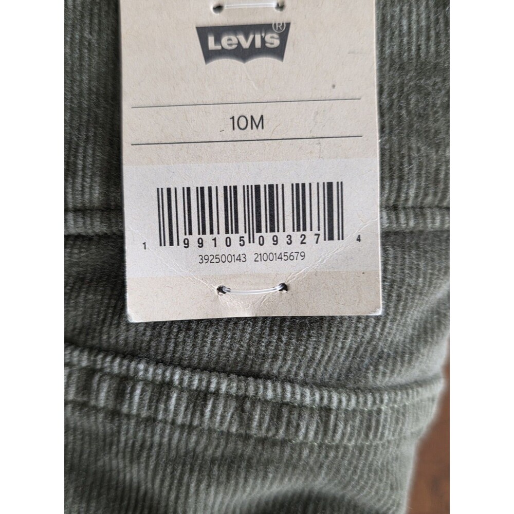 Levi's Classic Women's Mid Rise Straight Leg Jeans Corduroy Pants 10 M Ivy Green - Picture 10 of 13